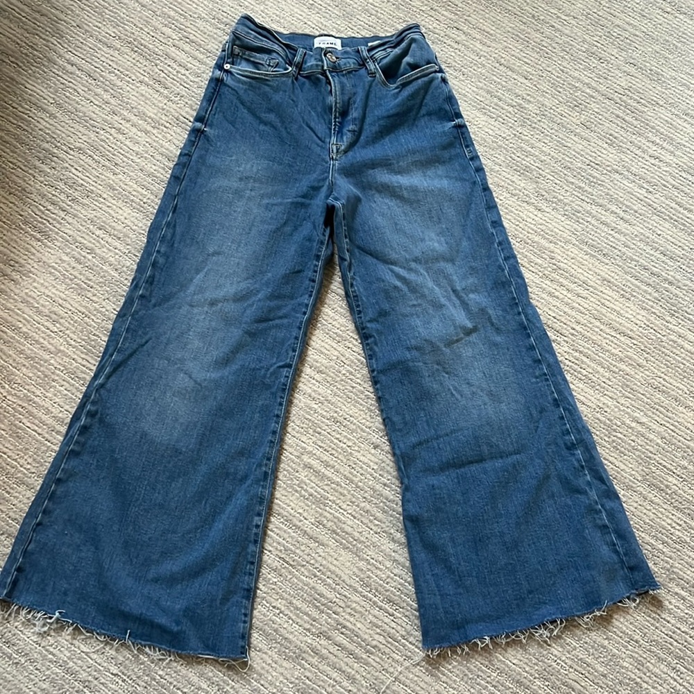 Frame: Le Palazzo Crop Jeans